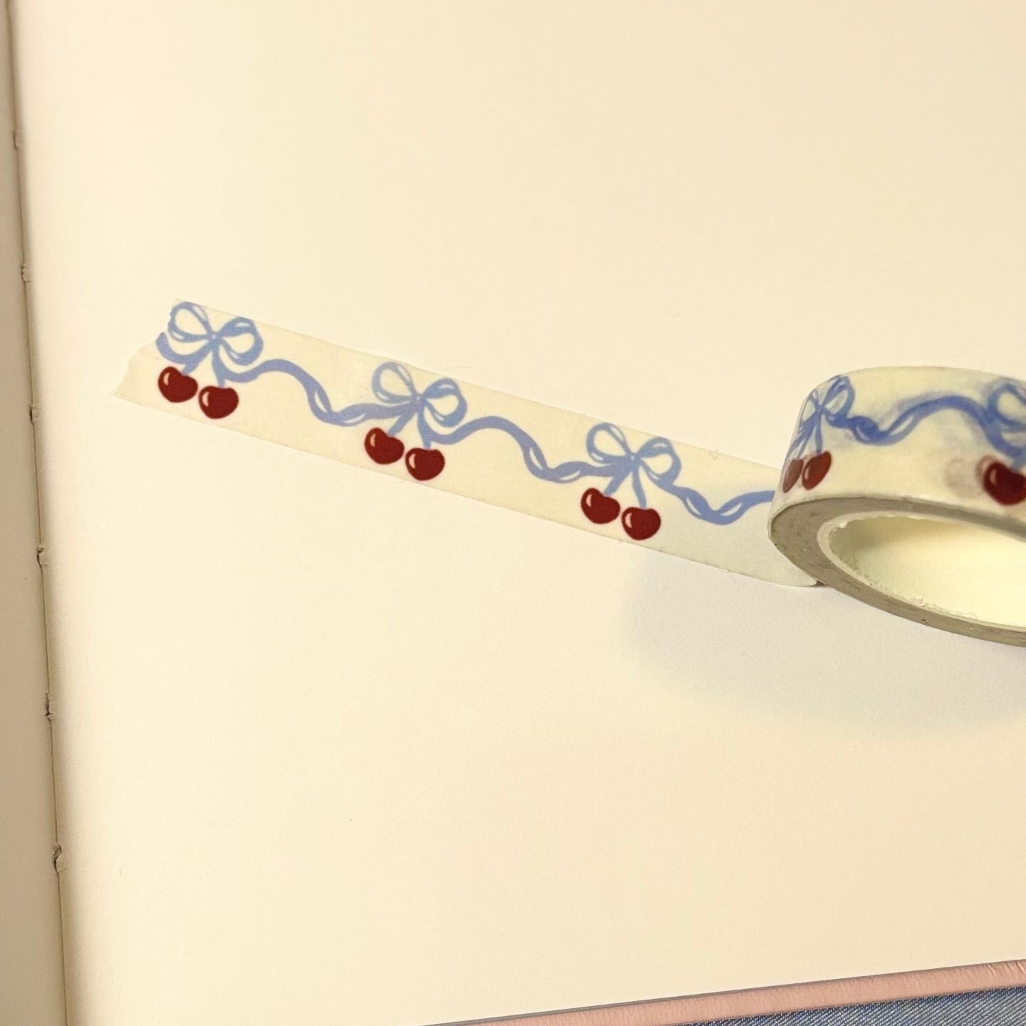 Blue Ribbon Cherries Washi Tape