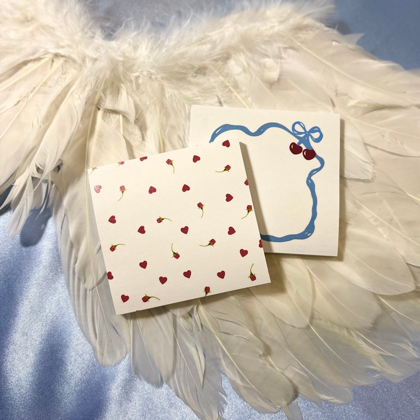 Blue Ribbon Cherries Sticky Notes