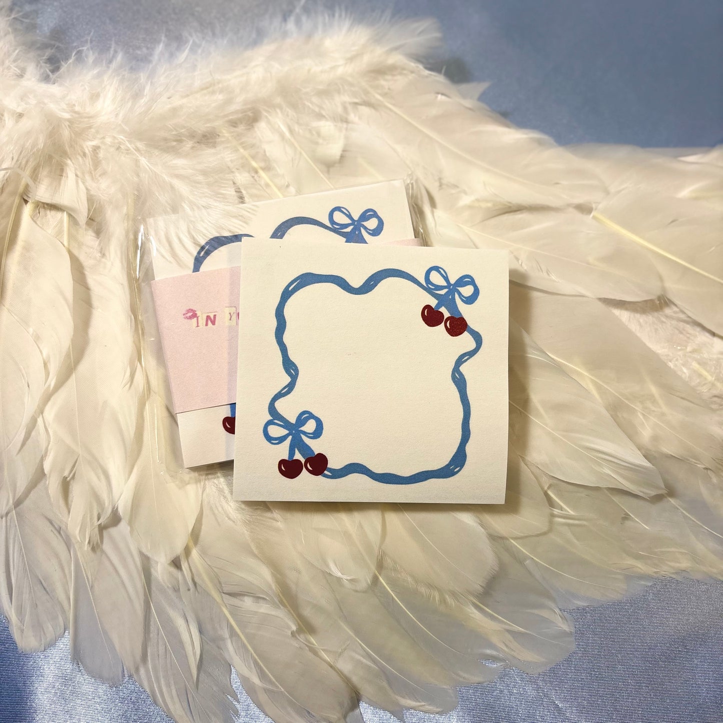 Blue Ribbon Cherries Sticky Notes