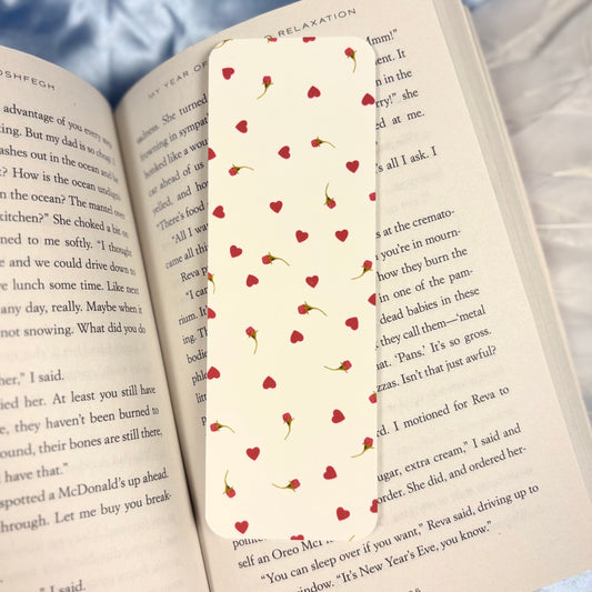 Floral Hearts Bookmark