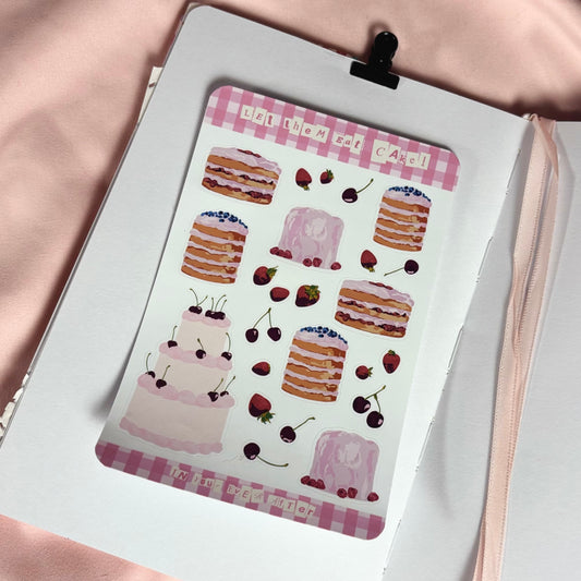 Let Them Eat Cake! Sticker Sheet